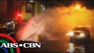 Maynilad pipe busted spray reaches 30 ft [upl. by Ritchie773]