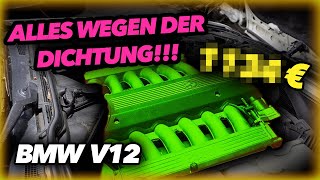 Diese DICHTUNG ist viel zu teuer  Einbruch am BMW 750er  Werkstatt Vlog  BMWFarid [upl. by Nylacaj704]