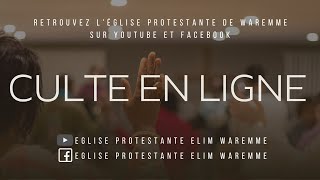 Culte en direct de lEglise Protestante Elim Waremme [upl. by Inahpit512]