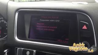 Audi MMI 3G HDD Firmware K02576D1 install from K02575D1 [upl. by Ainafets]