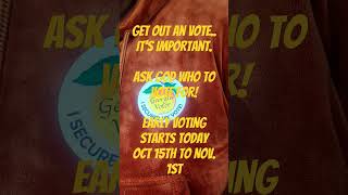 LISTEN ASK GOD WHO IS THE RIGHT PERSON TO VOTE FOR askgod vote faithingod votewiselythankjesus [upl. by Wilmer]