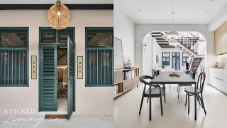 Inside A Couples Captivating 100Year Old Shophouse Home Transformation [upl. by Dahl790]