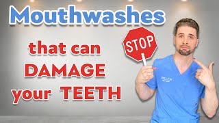 Mouthwashes that Can Damage Your Teeth  Dental Hygienist Explains [upl. by Alicec]