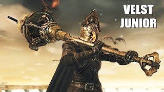 VELSTADT JUNIOR BUILD VELSTINHO PROTETOR  DARK SOULS 2 SOTFS PvP [upl. by Adlih]