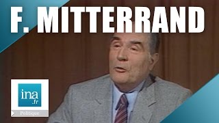 François Mitterrand  quotvous êtes lhomme du passifquot  Archive INA [upl. by Selym]