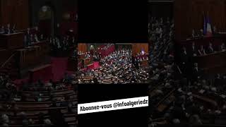 une députée française parle et défend à lassemblée nationale les algériens de france en france [upl. by Odravde281]