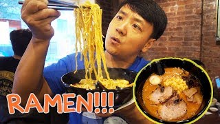 BEST Ramen Noodles in New York New York City Ramen Noodle Tour Part 2 [upl. by Senalda]