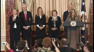 Secretary Clinton Swearing In Ceremony [upl. by Zulaledairam717]