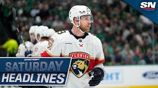 Panthers Start Contract Negotiations With Sam Bennett  Saturday Headlines [upl. by Gerstein]