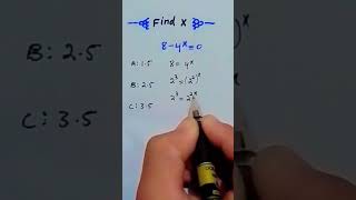 Algebric solution in mathematics Find x  maths mathematics [upl. by Eidas111]