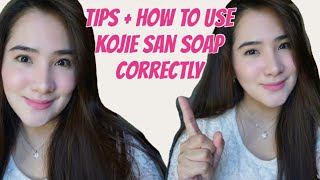 TIPS  HOW TO USE KOJIE SAN SOAP CORRECTLY  KOJIC SOAP  KOJIE SAN SOAP REVIEW [upl. by Seana]