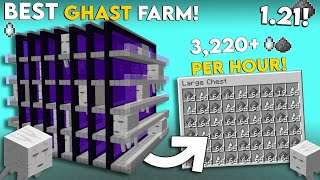 Minecraft BEST Ghast Farm 121  Ghast Farm Tutorial In Minecraft  3220 Perh [upl. by Balling]