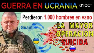 01 Oct UN ATAQUE DEMENCIAL Los rusos pierden 1000 HOMBRES Y 55 TANQUES Y BMPS EN SOLO 20 MINUTOS [upl. by Ruvolo835]