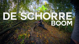 mtb De Schorre Boom 4k Glibberen en glijden [upl. by Uzzial]