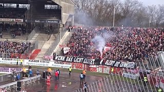 KSC vs Fortuna Düsseldorf Pyrotechnik  Fangesänge [upl. by Eniar435]