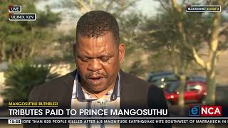 Mangosuthu Buthelezi  Tributes paid to Prince Mangosuthu [upl. by Netaf]