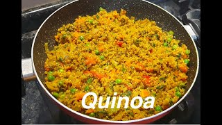 Healthy Quinoa Pulao Recipe For WeightLoss quinoarecipe weightloss proteinrich friedrice dinner [upl. by Nevada227]