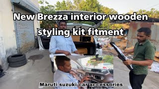 New Brezza interior styling kit youtubevideo knowledge marutibrezza youtube [upl. by Hteboj]