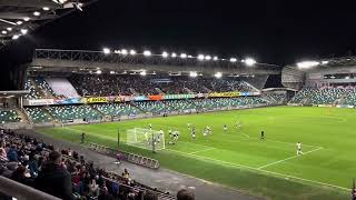 Linfield FC 13 Glentoran 2nd Glens goal [upl. by Hesketh]