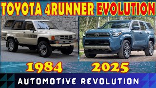 Toyota 4Runner Evolution 19842025  Toyota Hilux Surf [upl. by Maxentia]