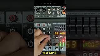 Suara musik dbvoice 602RV settingmixer settingefek mp3mixer  audioequipment [upl. by Hilario]