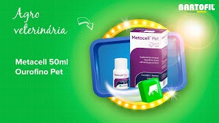 Metacell 50ml Ourofino Pet  Bartofil [upl. by Sherm369]