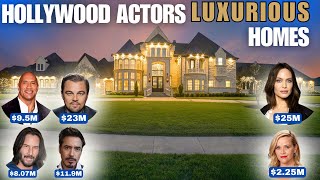 30 Hollywood Actors and Their Luxurious Homes  Celebrity Mansions Estates and Beach Houses [upl. by Larimor]