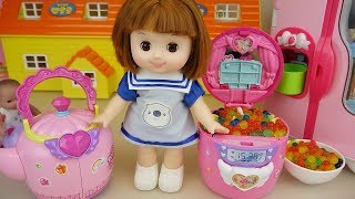 Baby Doli and bottle and jar surprise eggs toys baby doll play [upl. by Trev]