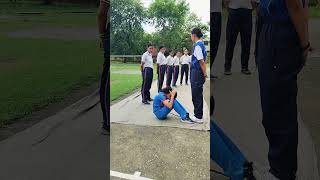 How to Sit Ups  Teaching NCC Cadets [upl. by Cirenoj]