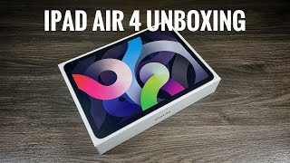 iPad Air 4 Unboxing amp First Look [upl. by Eninnej]