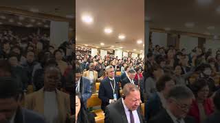 ORAÇÃO NO CONGRESSO CGI  Igreja do Evangelho Pleno em Seul [upl. by Hehre]