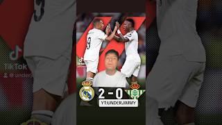 REAL MADRID VS BETIS underjimmy realmadrid vinicius mbappe betis laliga [upl. by Kamila]