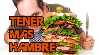 ¿Qué puedo hacer para tener más hambre [upl. by Filler]