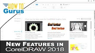 How You Can Use the New Features CorelDRAW 2018 Symmetry Block Shadows Warp Bitmaps Pointilizer [upl. by White]