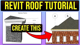 Revit Roof Design with Roof Cornice  Easy Guide For Beginners [upl. by Sherfield645]