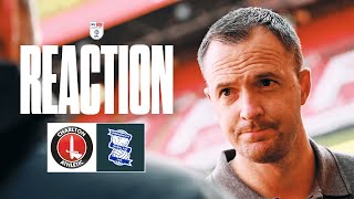 REACTION  Chris Davies  Charlton Athletic 10 Birmingham City [upl. by Rind]