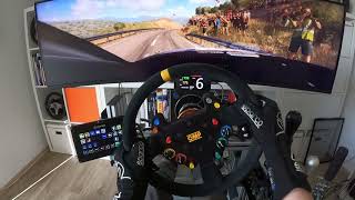 CRAZY SPEED 2 DIRT Rally 20  Audi S1 WRX  High End Full Motion Simracing Simulator [upl. by Mac]