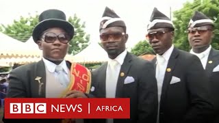 Ghanas dancing pallbearers life after becoming THE meme of Covid19  BBC Africa [upl. by Ydnelg]