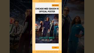 Chicago Med Season 10 Official Poster chicagomed [upl. by Eseerehs]