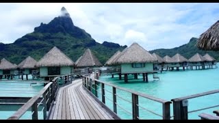 Overwater Bungalow At Le Meridien Resort Bora Bora  French Polynesia [upl. by Medor]