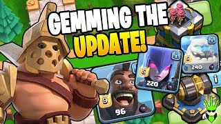 GEMMING THE GOLD PASS AND FULL UPDATE  Clash of Clans [upl. by Danielle]