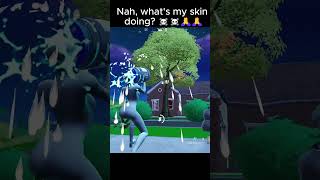 My skins got that lv10 GYAT 💀 fortnite fortnitememefortnite videogamememes viralvideo fyp [upl. by Nnylacissej203]