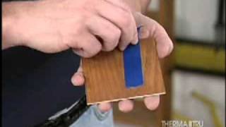 ThermaTru Doors  DIY Door Staining  Glenbrook U [upl. by Sacken]