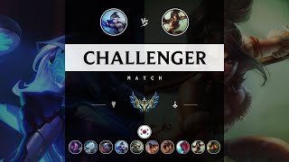 Challenger Match Super Ashe vs Super Nidalee  KR server Patch 1411 [upl. by Neenej]