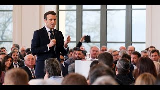 Présidentielle  à Pau Emmanuel Macron bousculé sur le climat [upl. by Ben]