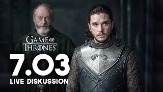 Game of Thrones  Staffel 7 Folge 3  Live Diskussion  Hangout  quotDie Gerechtigkeit der Königinquot [upl. by Dryden]