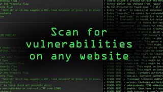 Scan for Vulnerabilities on Any Website Using Nikto Tutorial [upl. by Antipas]