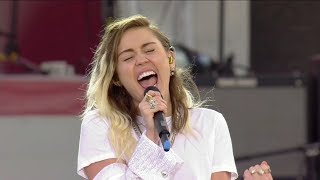 Miley Cyrus  Inspired Live at One Love Manchester [upl. by Nylknarf145]