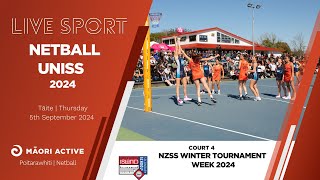 Day 4 Court 4  UNISS Netball Championship 2024  NETBALL [upl. by Acilef75]