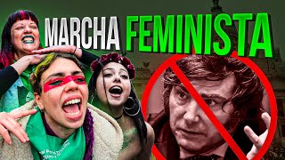 Marcha Feminista Anti Milei [upl. by Crabb]